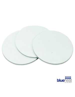 Portavasos de Cuero Circular para Grabado Láser - Perfecto para el hogar o negocio (Paquete de 24 pzas)– Blue Heat®