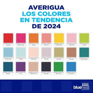 Averigua los colores en tendencia de 2024