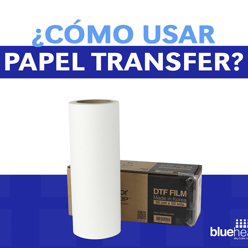 ¿Cómo usar papel transfer? 
