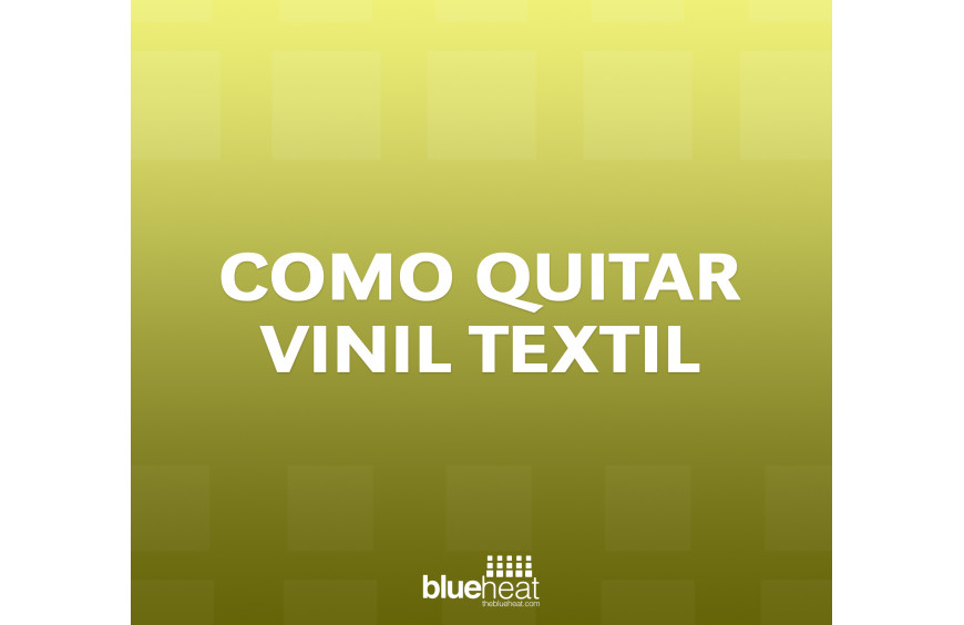 Cómo quitar Vinil Textil 