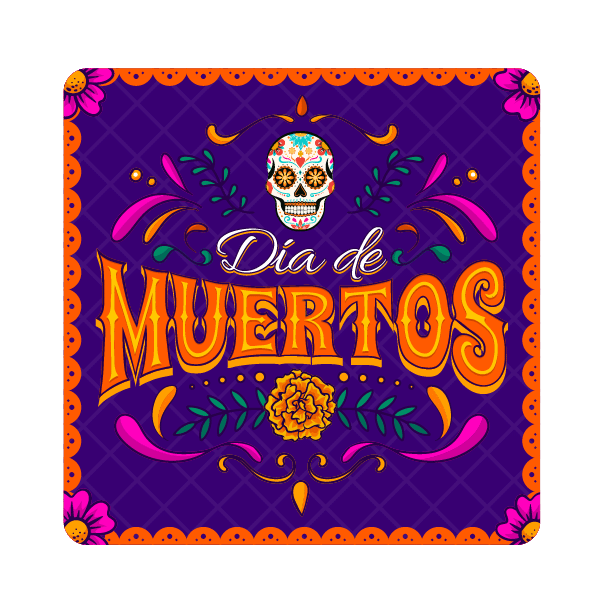 Plantilla 2 Día de Muertos y Halloween