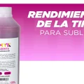 Rendimiento de la tinta para sublimar