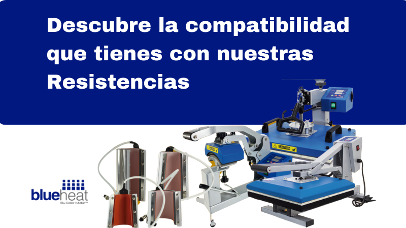 Asegura resultados perfectos en tus proyectos de sublimación con las resistencias de Blue Heat. Descubre nuestra amplia gama de resistencias compatibles, diseñadas para garantizar una transferencia uniforme del calor y una calidad excepcional en tazas, botellas, gorras y más. ¡Optimiza tu equipo y potencia tu creatividad con Blue Heat!