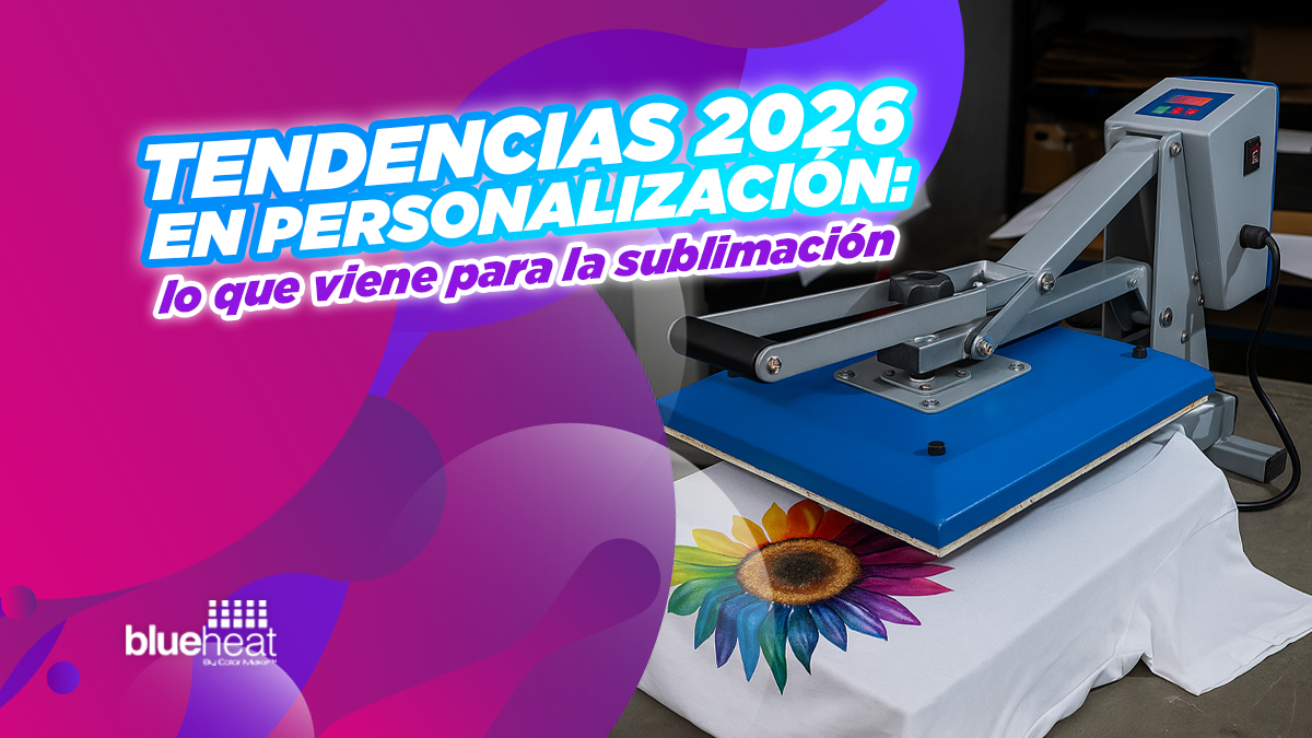 Tendencias 2026 en personalización: lo que viene para la sublimación Descubre las tendencias en sublimación 2026 que impulsarán tu negocio: diseño con identidad, personalización a escala, IA creativa, colores audaces, sets coordinados y estrategias que aumentan visibilidad, ventas y posicionamiento en un mercado cada vez más competitivo.