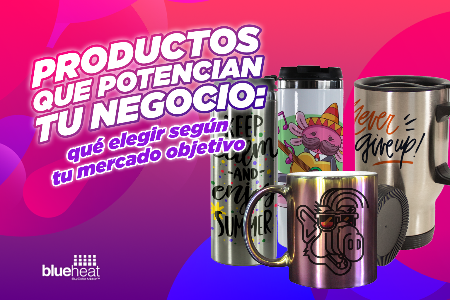 Productos que potencian tu negocio: qué elegir según tu mercado objetivo Descubre qué prensas, tazas y consumibles elegir según tu mercado. Guía para emprendedores de sublimación que buscan crecer con estrategia.